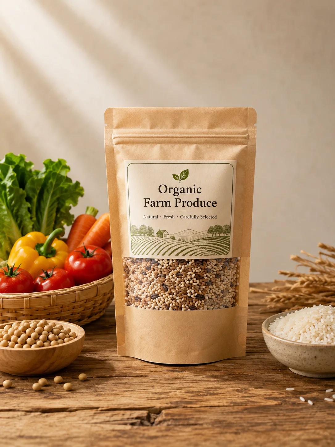 Agricultural Products Custom Printed Pouches Manufacturer