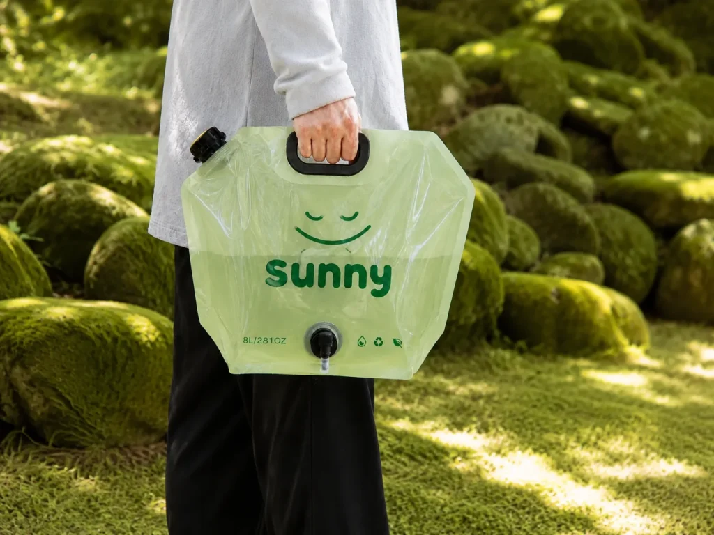 Flexible packaging for beverages and portable drinking water