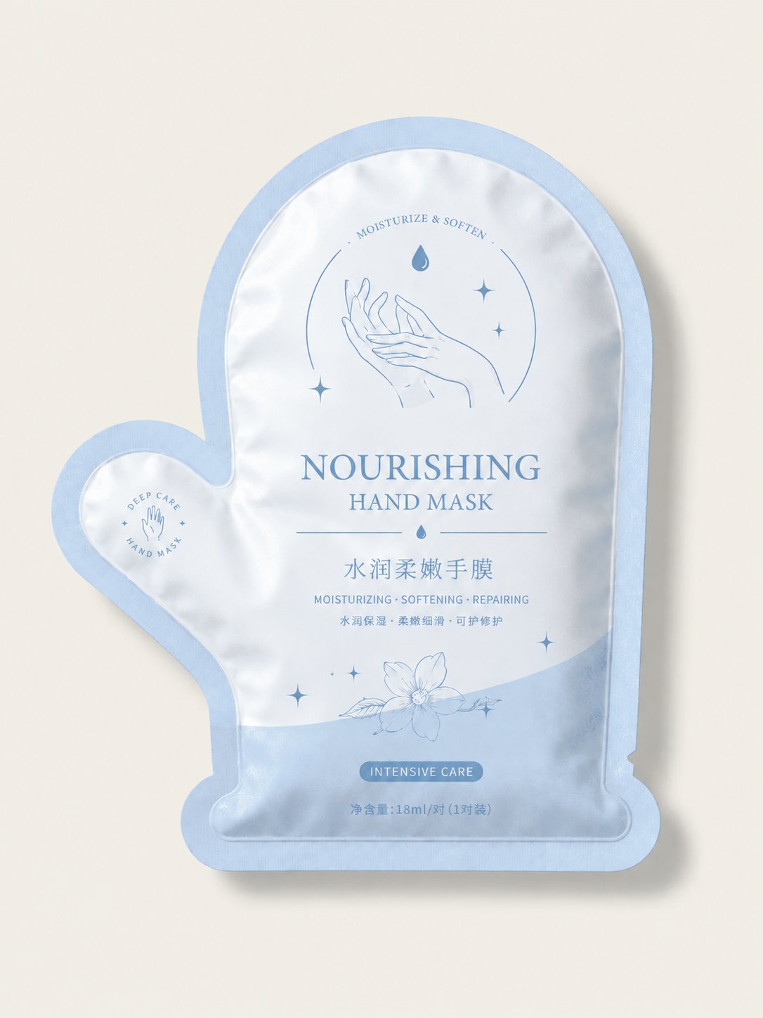 Hand mask pouch for cosmetic & Cosmetic & Personal Care Packagingpersonal care packaging