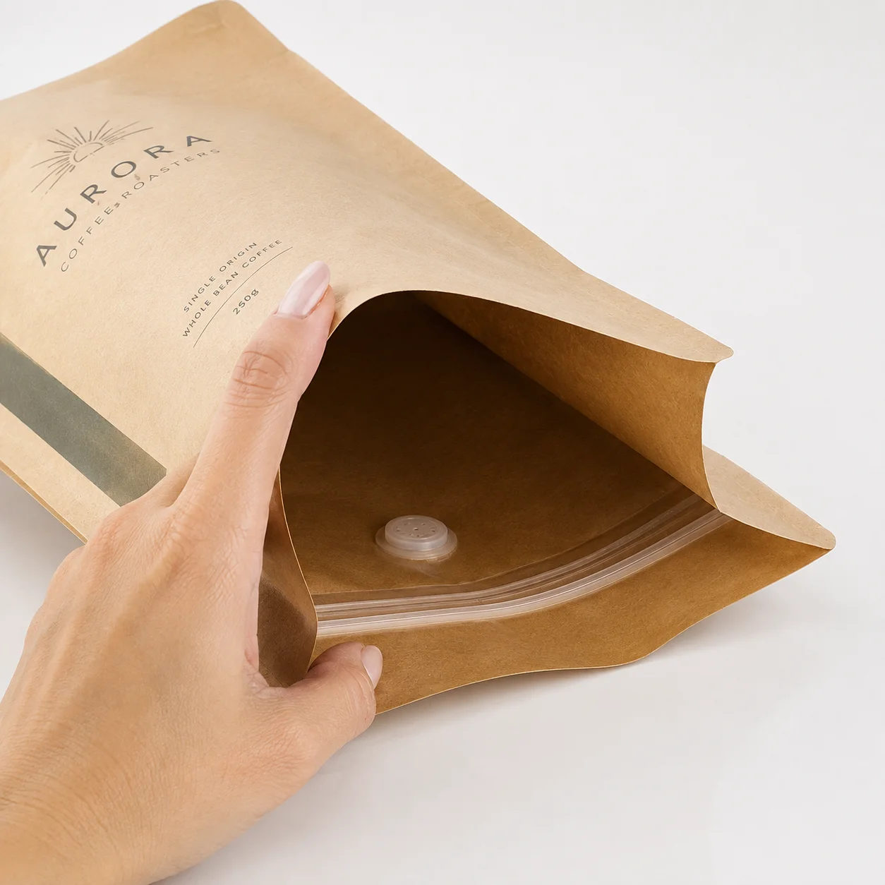 Custom Flexible Packaging Services - one-way degassing valve for coffee pouches