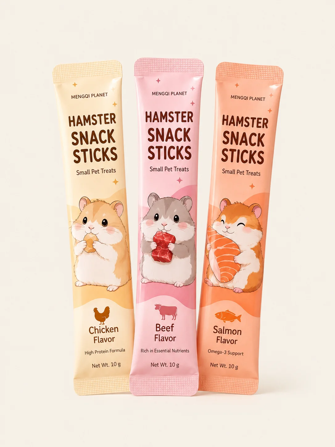Custom pet food packaging bags with branded printing