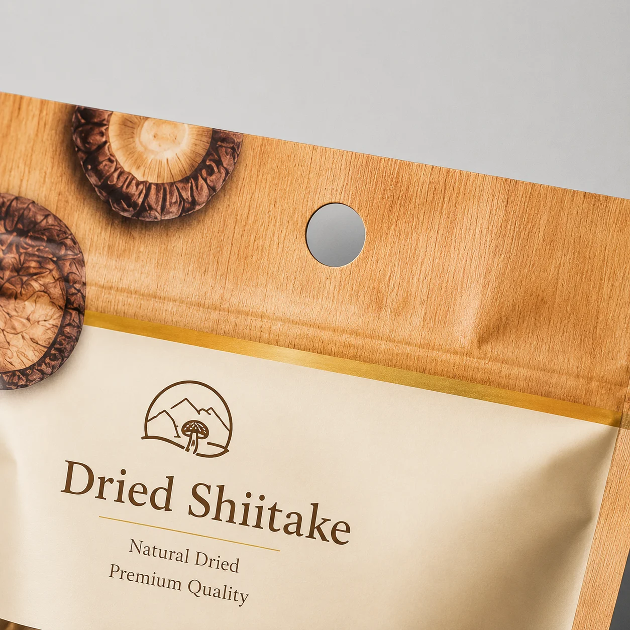 Custom Flexible Packaging Services - round hang hole for retail display