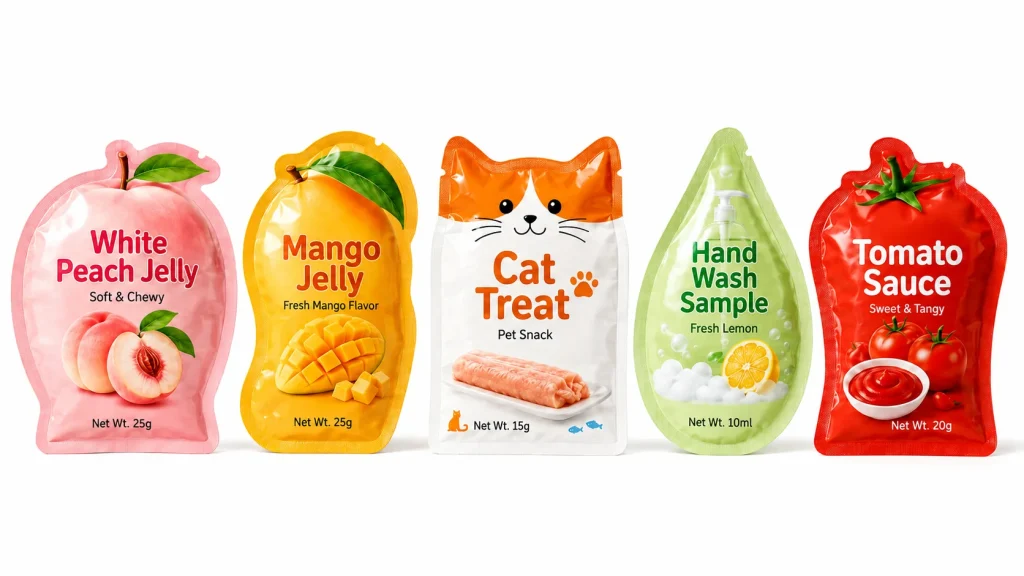 Shaped Pouches Samples