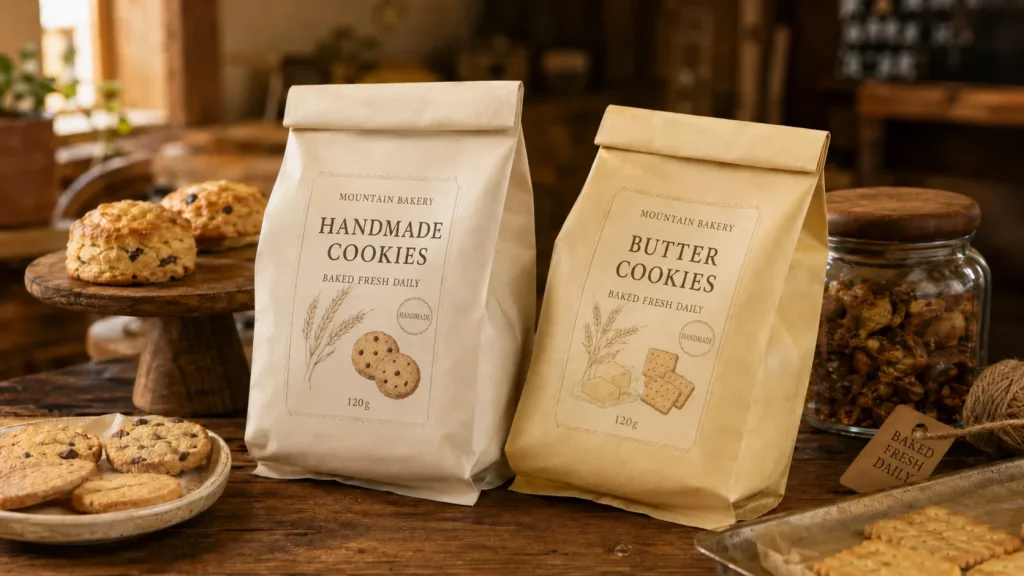 Side Gusset Pouches Bakery Bags
