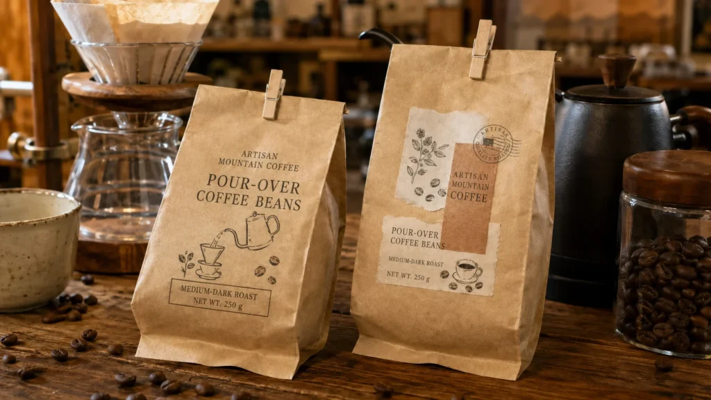 Side Gusset pouches Coffee Bags