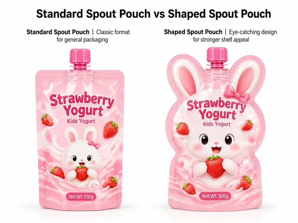 Standard Pouches vs. Shaped Pouches