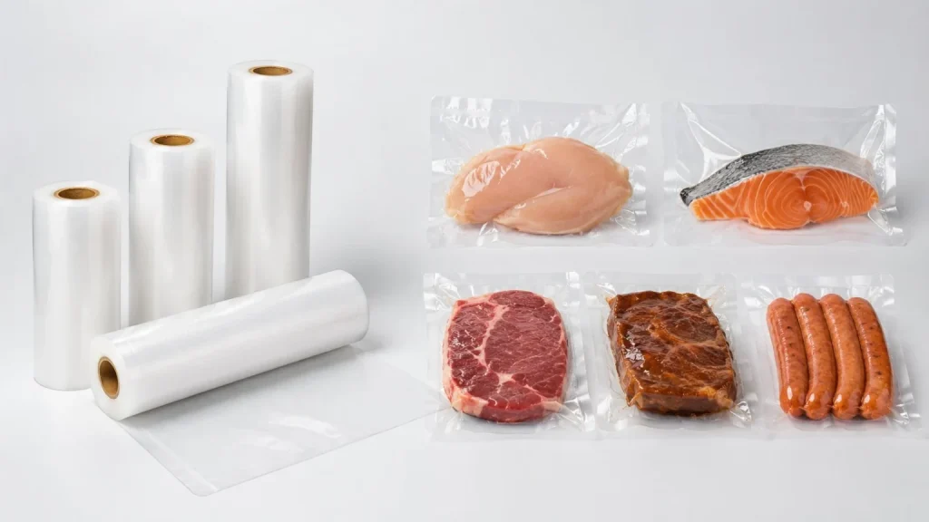 Vacuum roll film