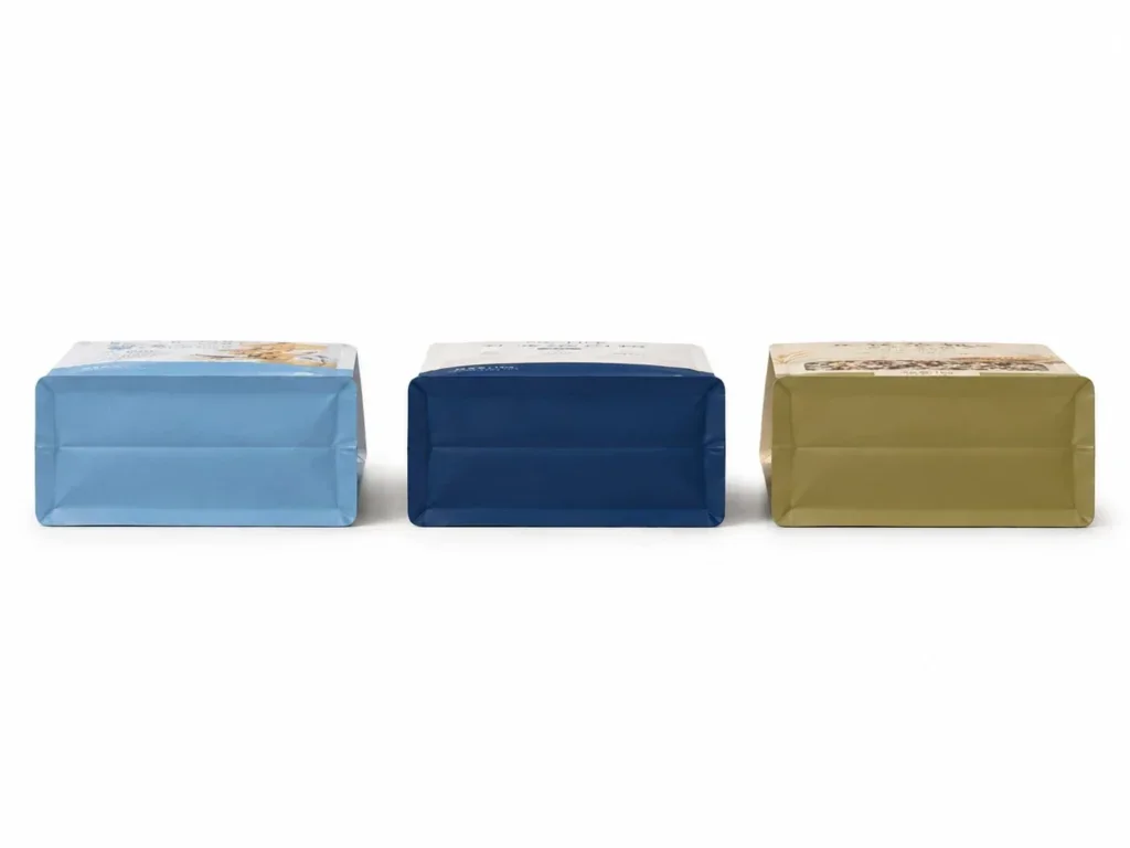 Custom Flat Bottom Pouch Bottom View