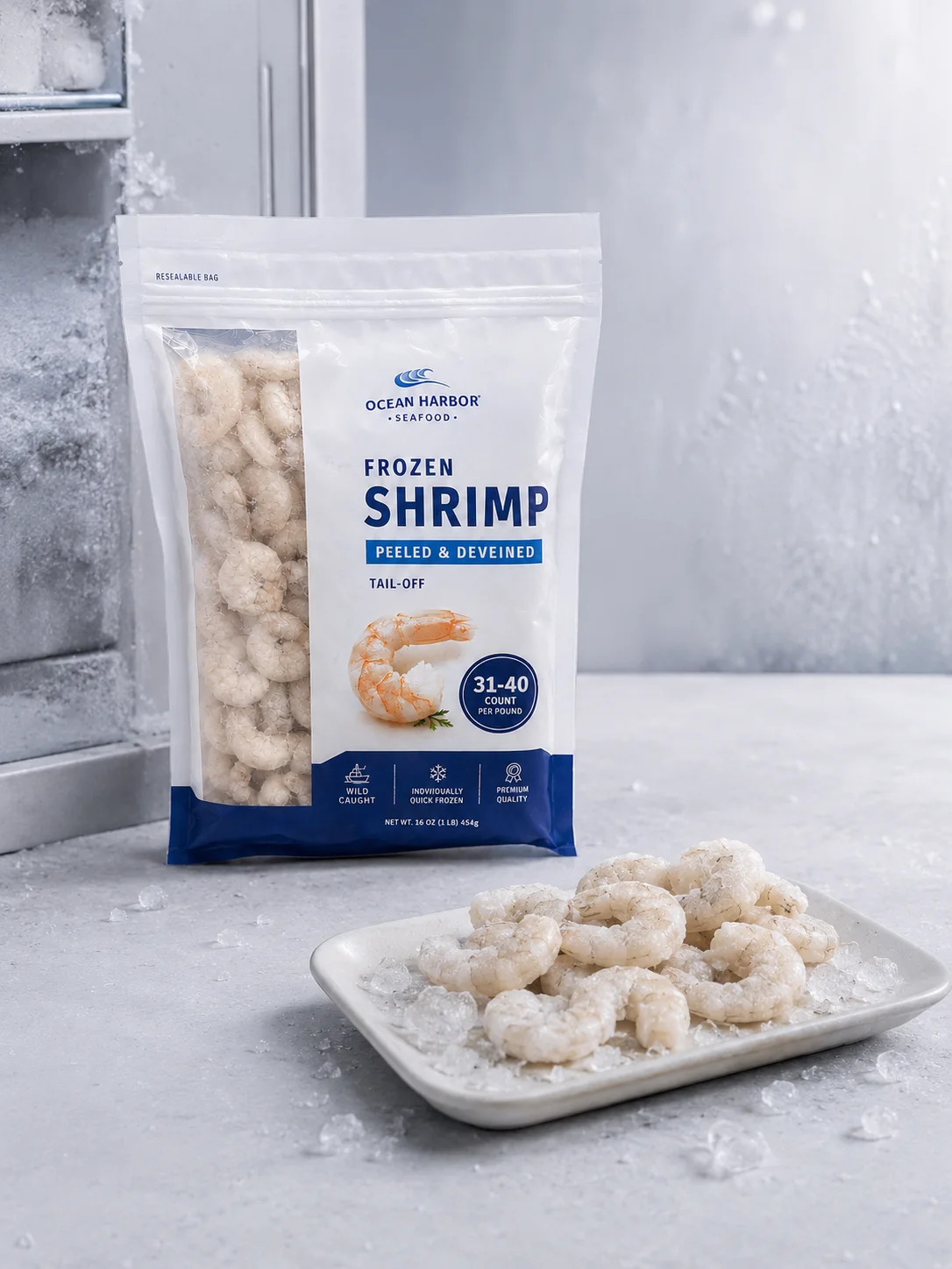 Frozen Food Custom Printed Pouches Manufacturer