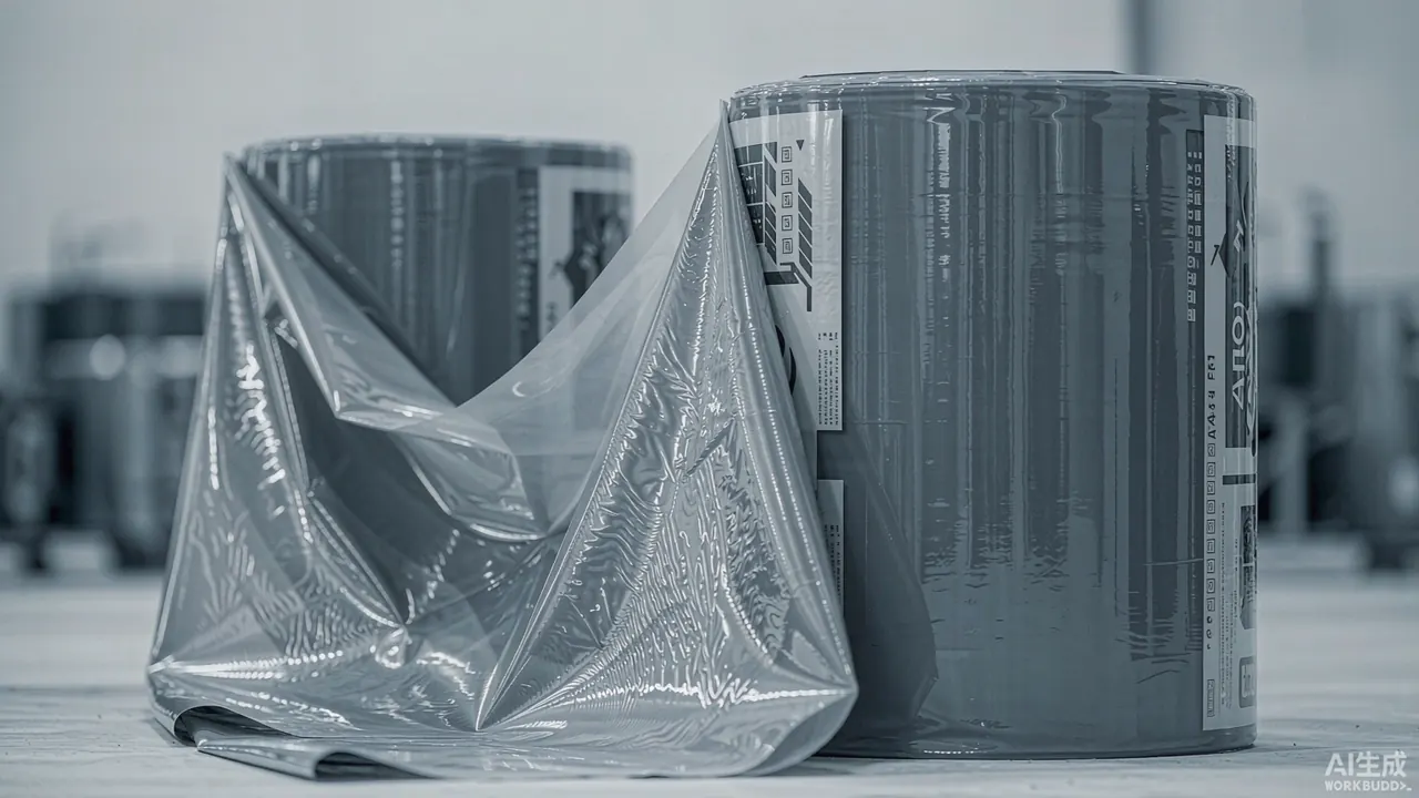 Flexible packaging film rolls