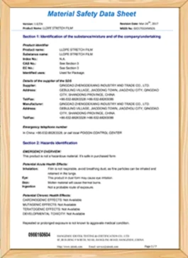 Custom Flexible Packaging Manufacturer Certifications 5