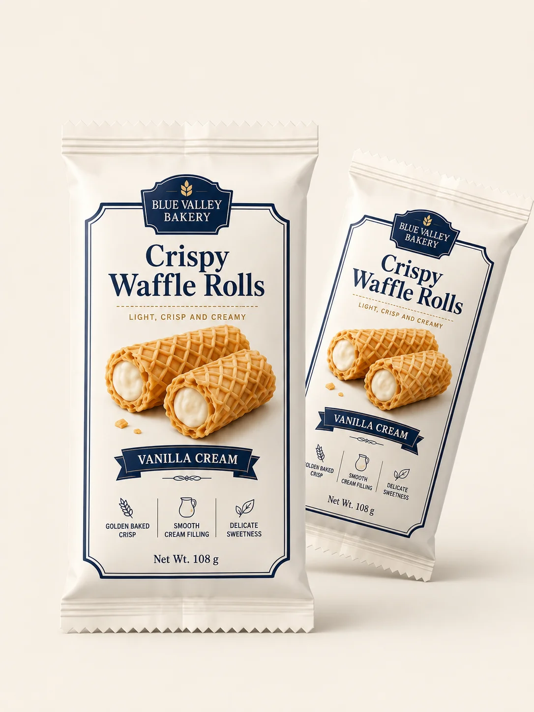 Custom printed bakery snack packaging pouch