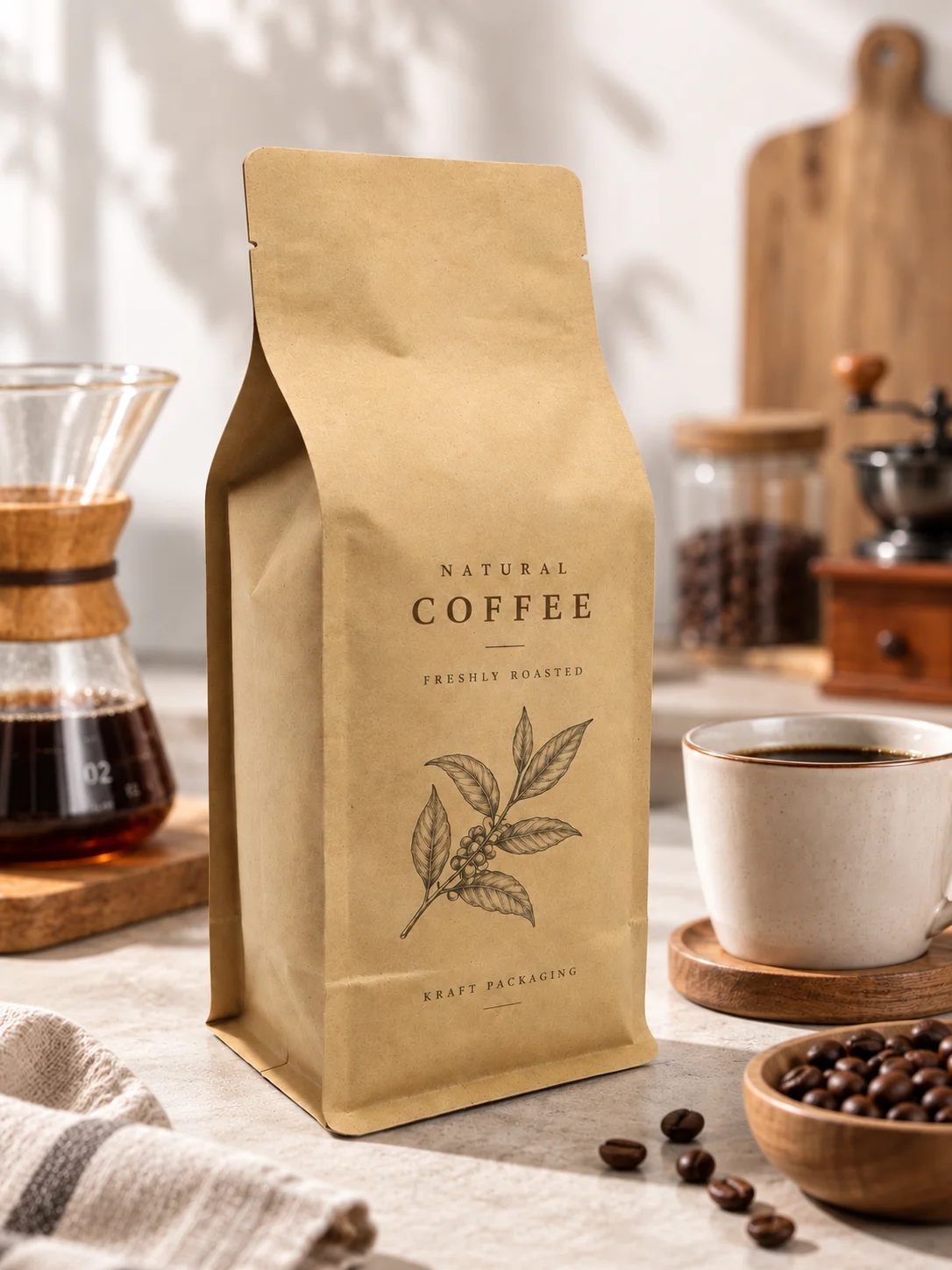 Compostable Coffee Bag sustainable flexible packaging
