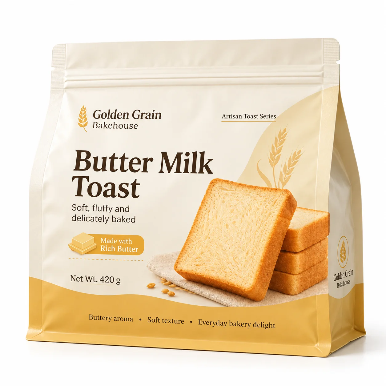 Custom Bread Packaging | Printed Bakery Pouches