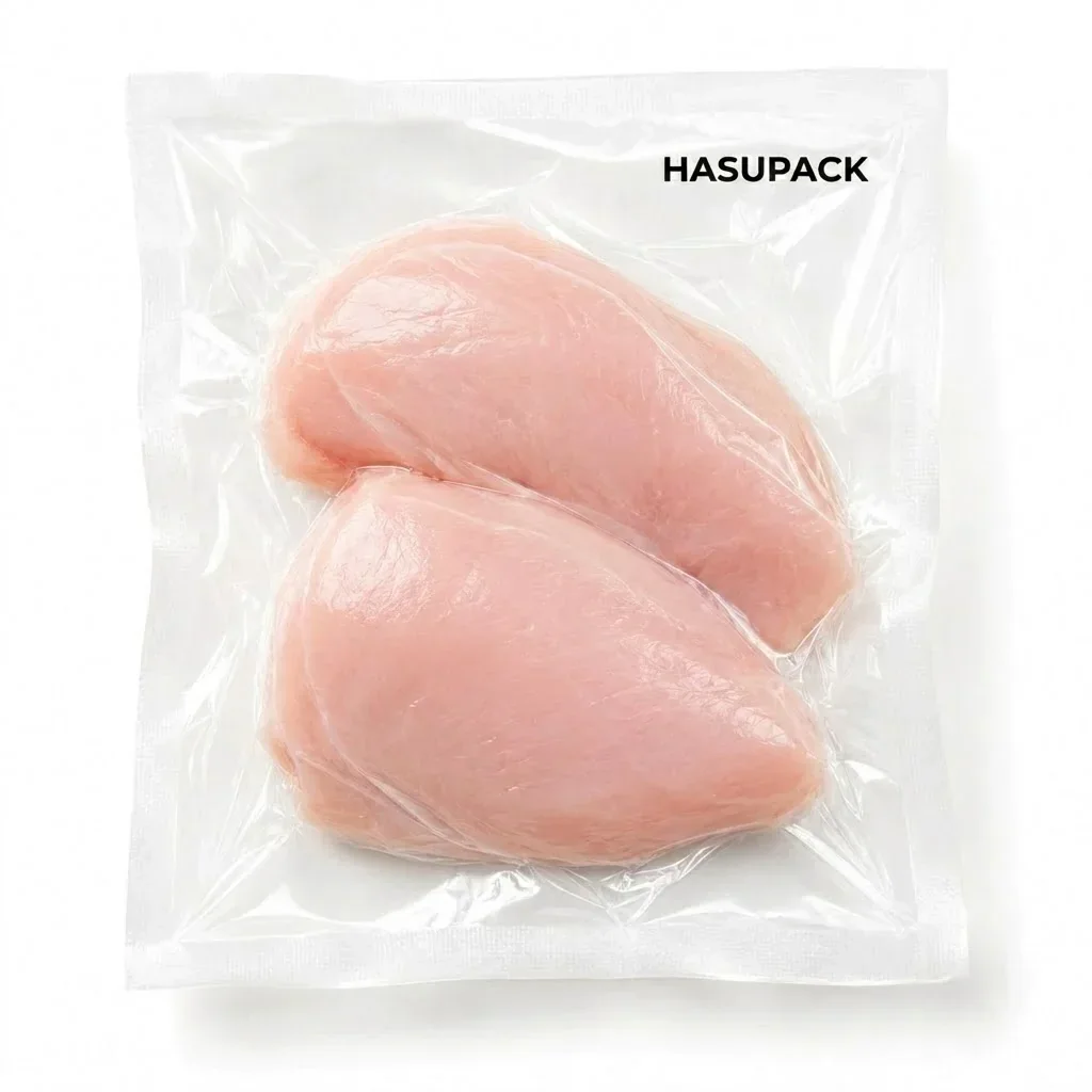 Meat Vacuum Pouch Customization: High-Barrier Freshness Pouches for Beef, Chicken and Frozen Seafood packaging view
