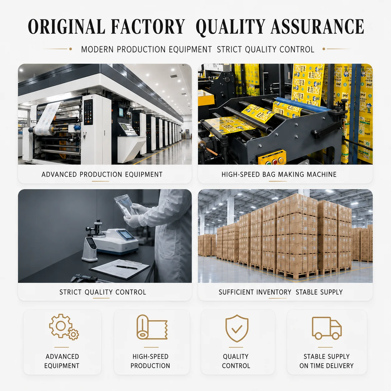 Custom pouch manufacturer offering flexible packaging solutions