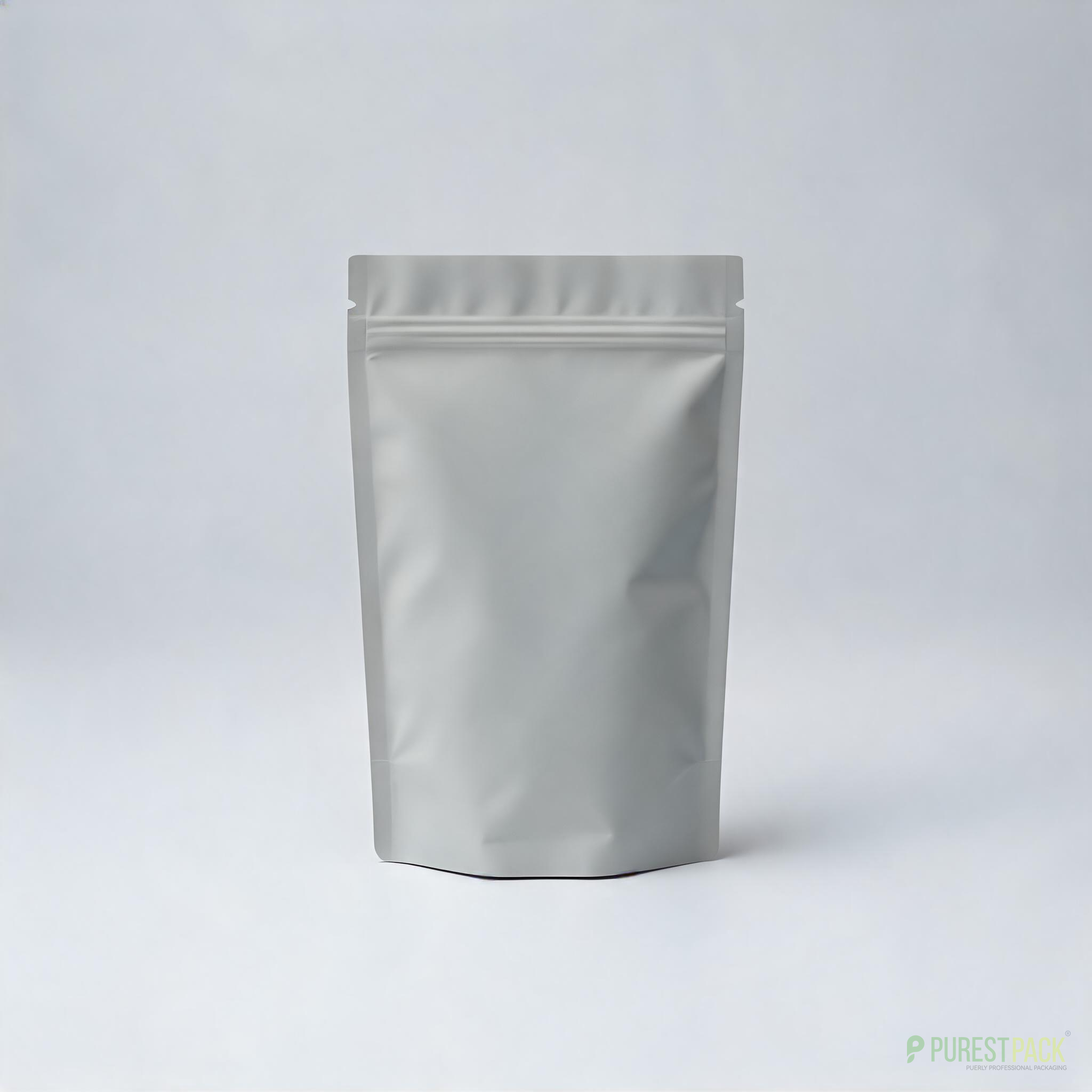 flat bottom pouch structure and print finish