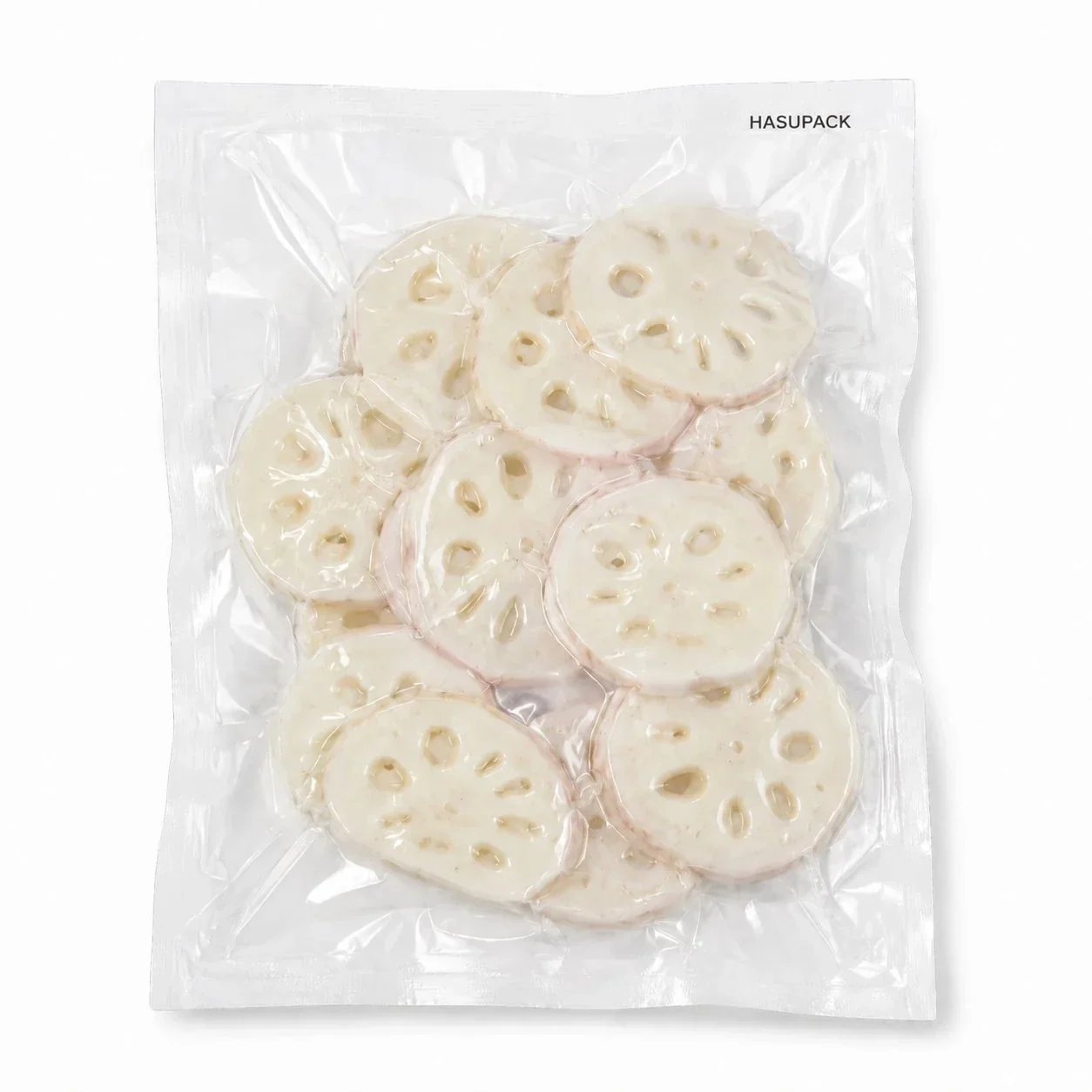 Fruit Slice Vacuum Pouch Customization: Food-Grade Transparent Vacuum Pouch Manufacturer for Lemon Slices and Vegetable Slices packaging view
