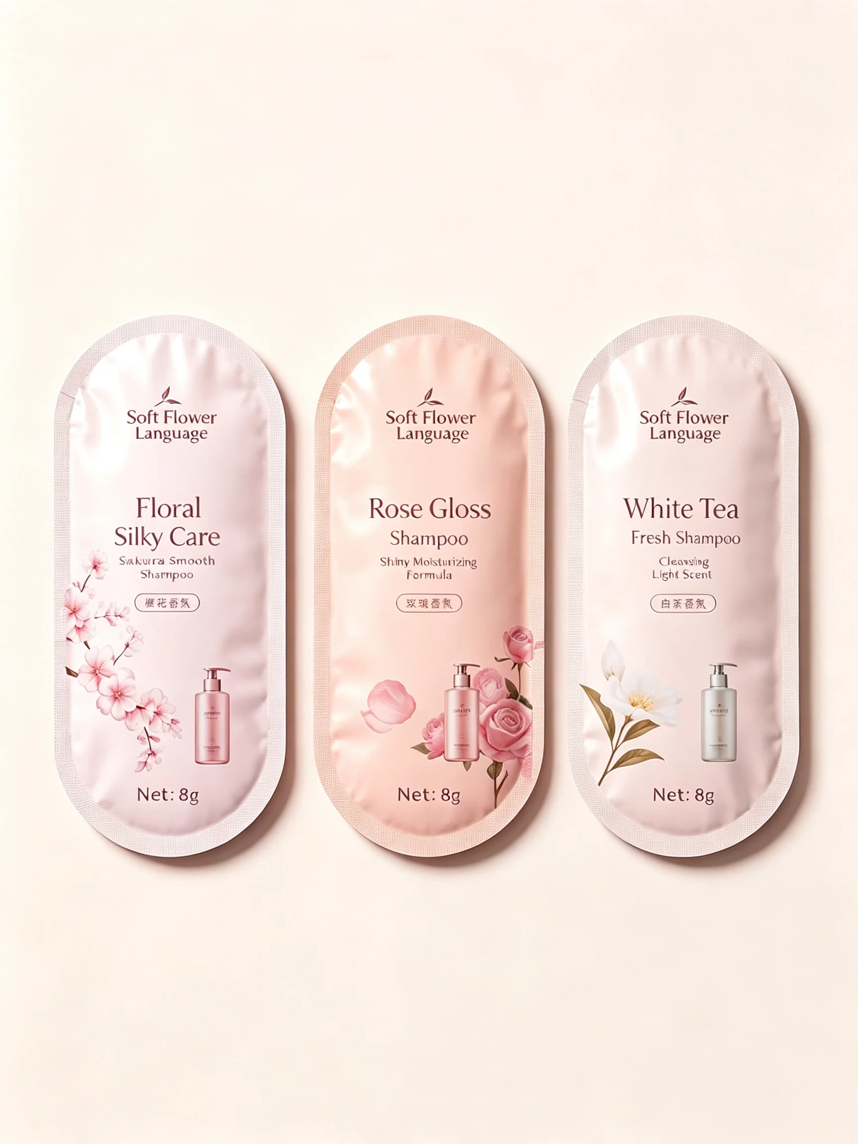 Cosmetic & Personal Care Packaging-Shampoo Sample Packaging