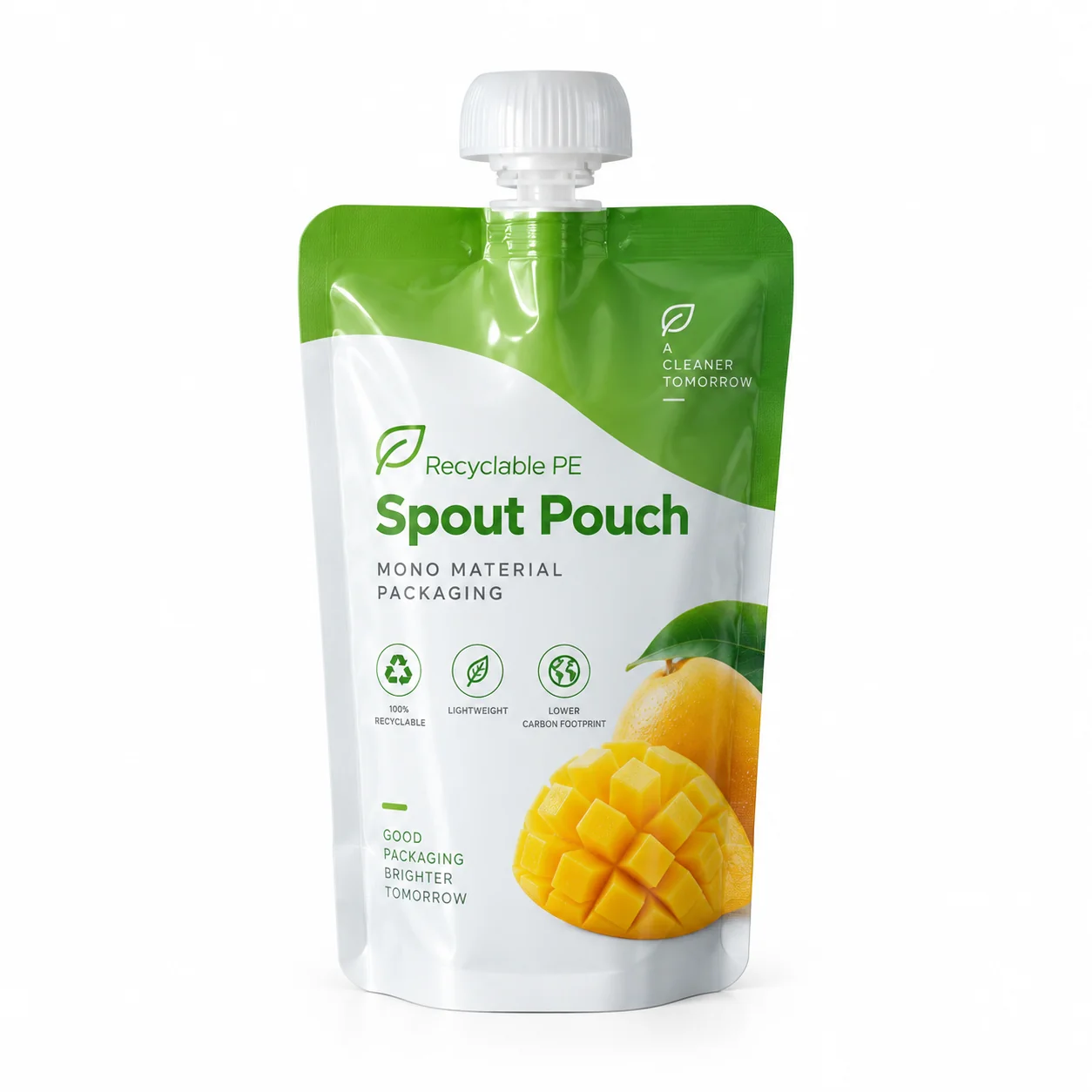 Recyclable spout pouch main view